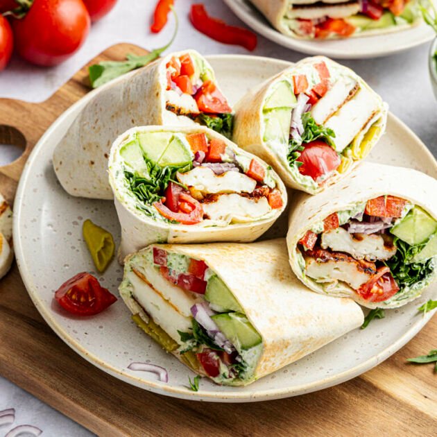 Halloumi Wrap