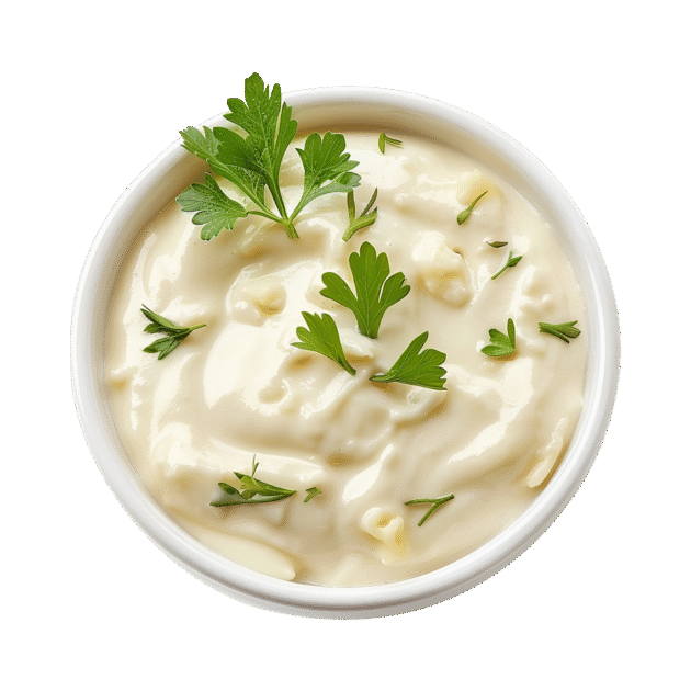Pot of Garlic Sauce